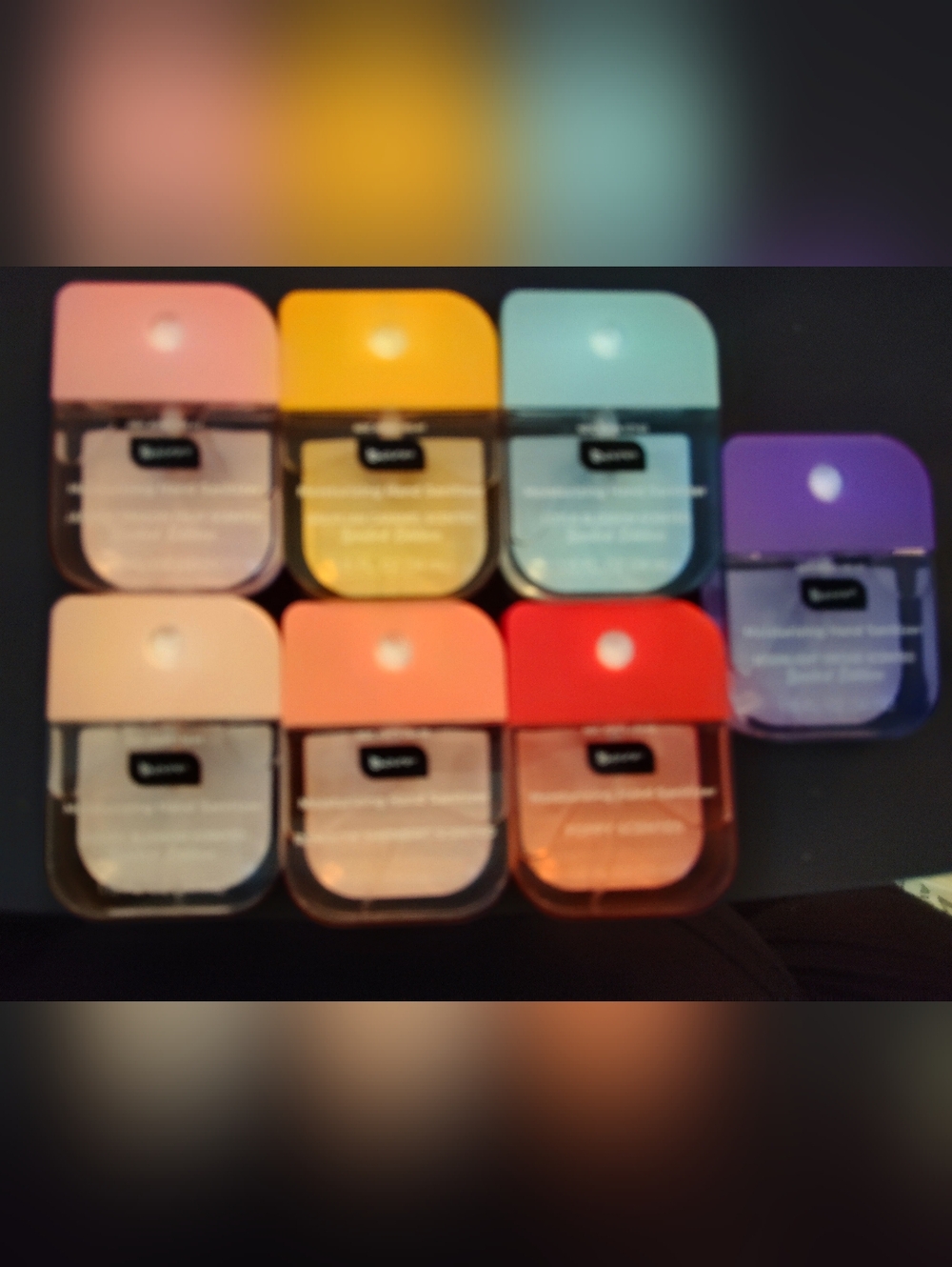 B Pure Moisturizing Hand Sanitizers Set Of 7 All Different Scents New